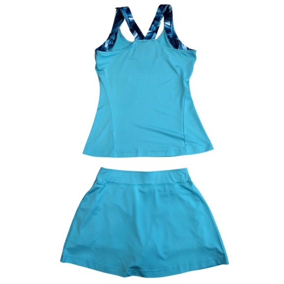NWT Slazenger Tennis Missy Small Hydro-Dri Technology Ace Knit Skort and Tank - Picture 3 of 10